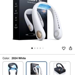 torras coolify Portable Neck a/c & heater ultra light  - White